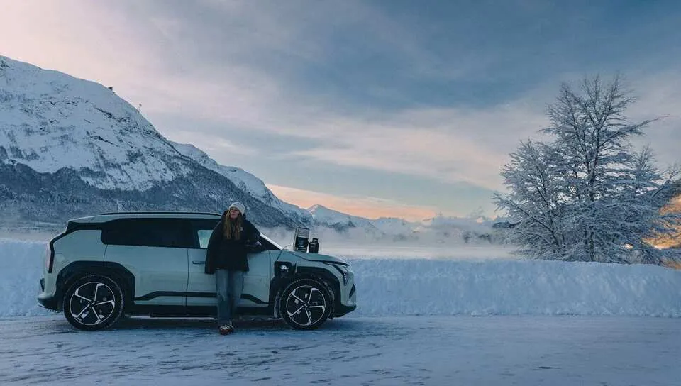 Kia Niro EV V2L Vehicle-to-Load – mobil strömkälla med 230V uttag